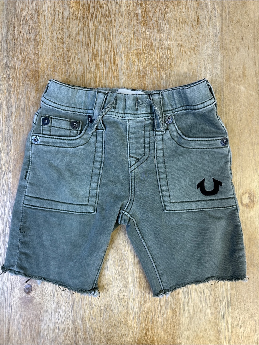True Religion Olive Surplus Short